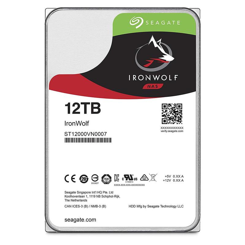 HD 12TB Seagate IronWolf para Servidor NAS 256MB Sata 6 7200rpm